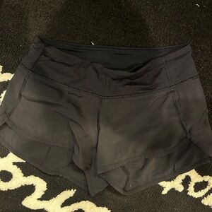 Black lululemon shorts